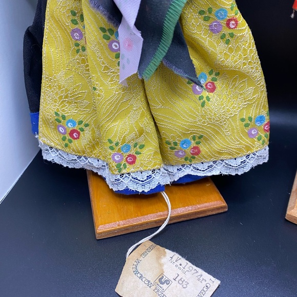 Polish Folk Ethnic Artisanal Handmade Dolls 10” - Picture 16 of 16